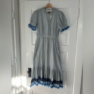 J Crew French cotton dress size small